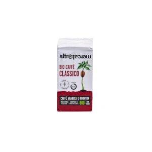 ALTROMERCATO – Biocaffè classico macinato per moka – caffè biologico arabica e robusta