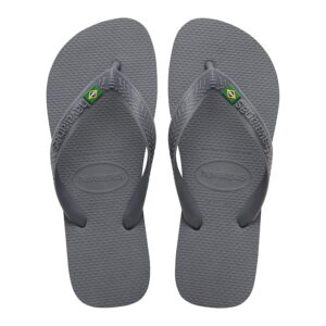 Havaianas Top Brasil Unisex - Adulto FlipFlop Steel Grey 41 EU