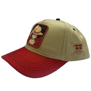 Comic Studio | One Piece | Cappellino da Baseball | Cappello di Paglia Luffy Crew | Beige