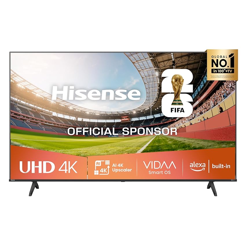 Hisense Smart TV 58" 4K Ultra HD 2025 58E63QT
