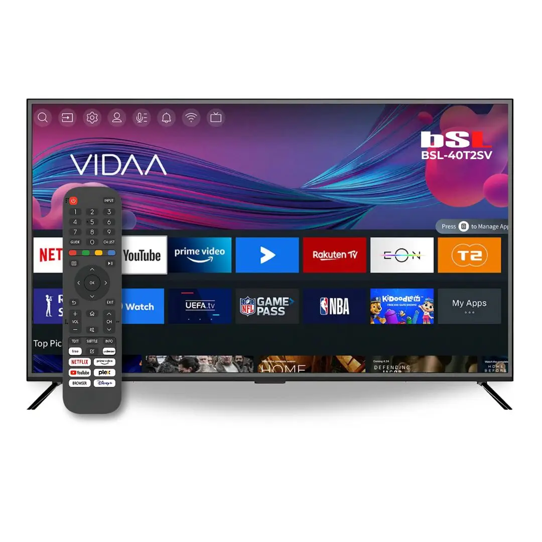 Smart TV 40” Full HD LED con WiFi e HDMI – Compatibile con Netflix