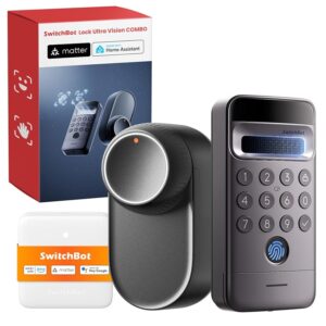 SwitchBot WiFi Smart Lock Ultra con Tastierino Vision Pro
