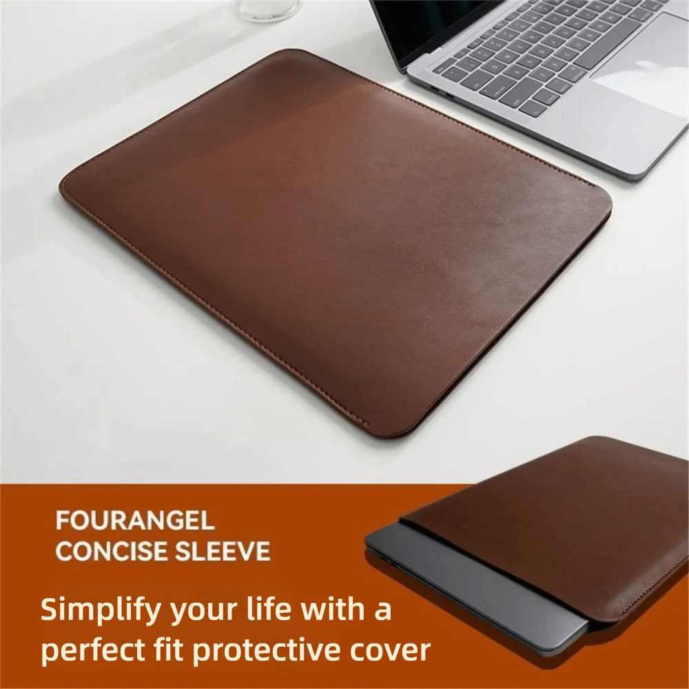 Custodia per laptop da 13 14 15 pollici Custodia per notebook in pelle PU resistente