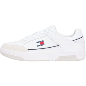 Tommy Jeans Uomo Sneakers con Suola Preformata Leather Profilo Basso