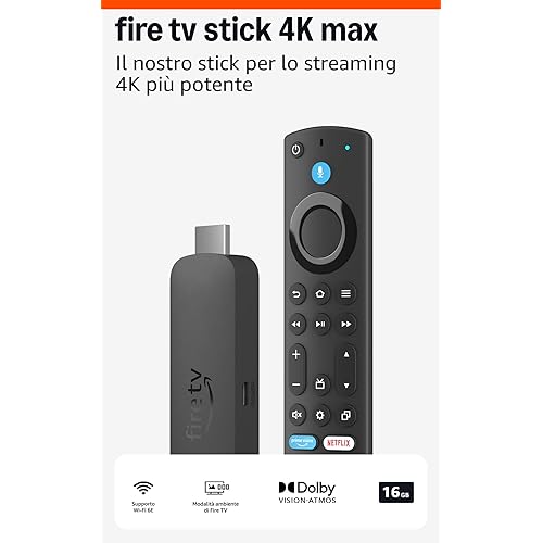 Fire TV Stick 4K Max di Amazon (Ultimo modello) Fire TV Stick 4K Max di Amazon (Ultimo modello)