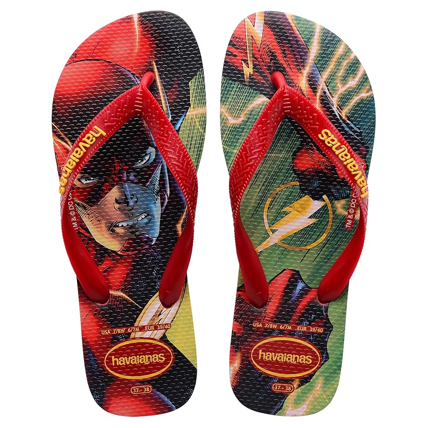 Havaianas Top Herois Dc Unisex - Adulto FlipFlop Ruby Red 37 EU