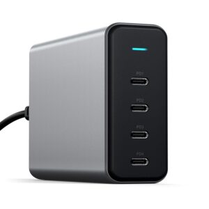 SATECHI 165W Caricatore USB C GaN con 4 Porte USB C