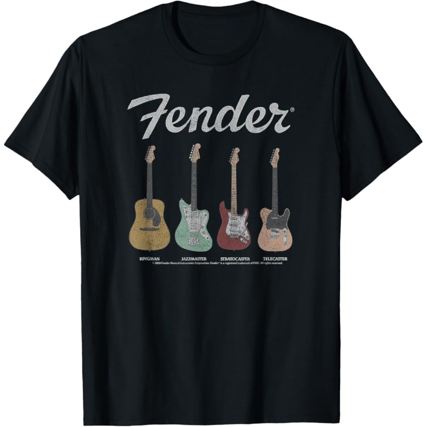 Fender Vintage Guitar Lineup Maglietta