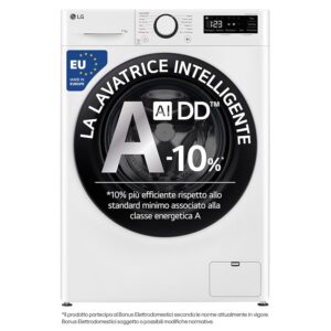 LG AI DD F4R3011NSWB Lavatrice Classe A -10%