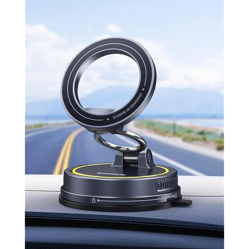 Baseus VC2 Flex Supporto Telefono Auto Magnetico Vacuum Suction