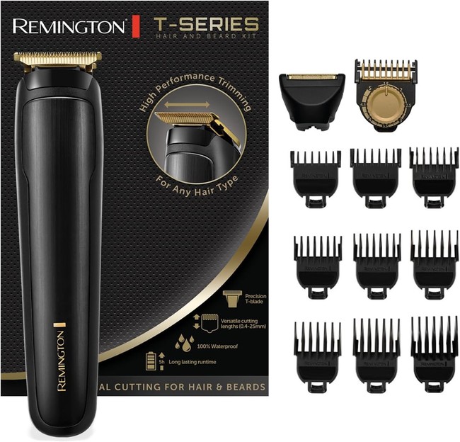 Remington MB7050 Kit Regolabarba Tagliacapelli Elettrico 11 Pettini Impermeabile