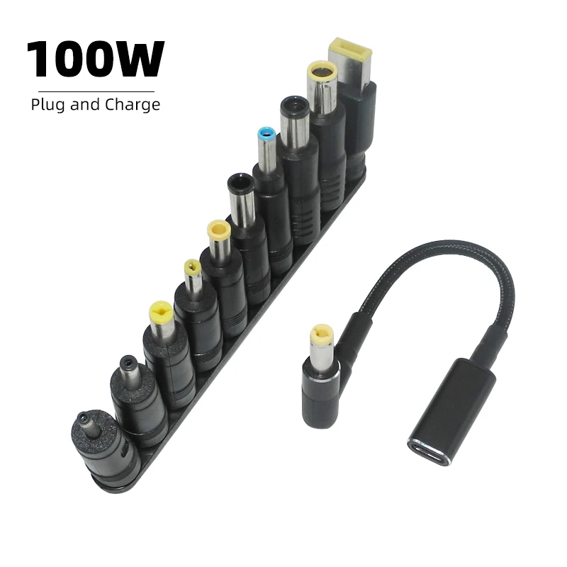 100W tipo C adattatore di alimentazione per Laptop connettore spina USB tipo C a presa