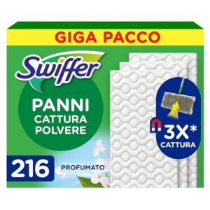 Swiffer Dry Ricariche Catturapolvere Per Scopa 216 Pezzi