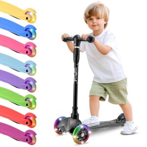 Hurtle Monopattino Leggero a 3 Ruote con Luci LED