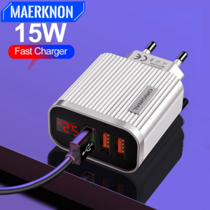 5V 3.1A 3 porte di ricarica USB da parete universale per iPhone 12 Samsung Xiaomi