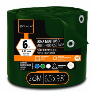 OFITURIA Telo multiuso impermeabile 2 x 3 m verde