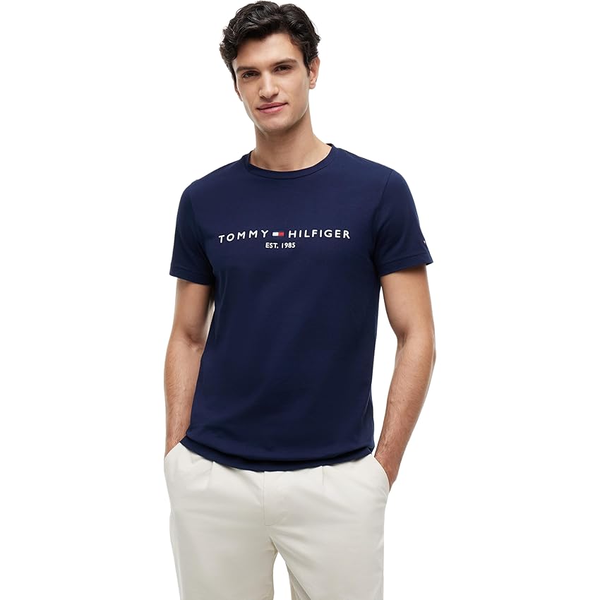 Tommy Hilfiger Uomo T-Shirt Maniche Corte Slim Fit