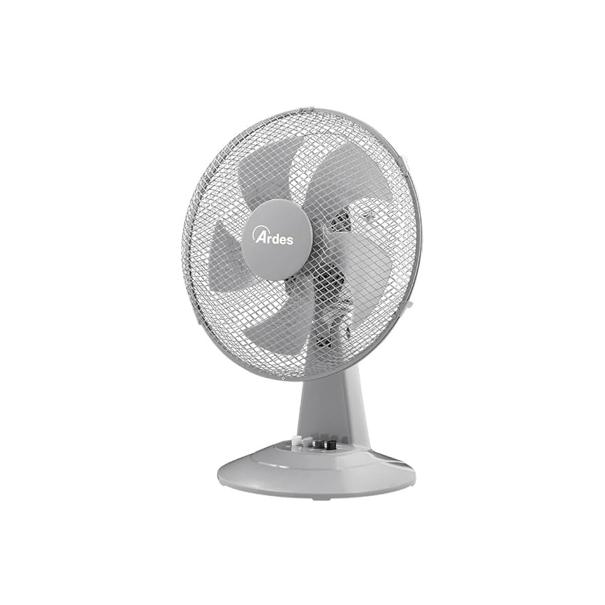 Ardes STEELO 30G Ventilatore da Tavolo 40W 30 cm Grigio con Oscillazione Automatica
