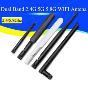 1-10 Pz 2.4GHz 5.8Ghz 5G Antenna RPSMA 8dBi wifi Antenna Dual Band 2.4G/5G 5.8G WIFI