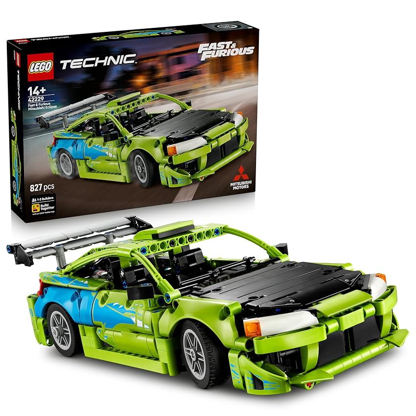 LEGO Technic Auto Mitsubishi Eclipse Fast and Furious - Kit Modellismo STEM da Collezione