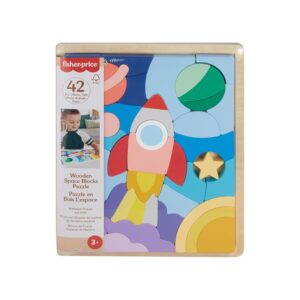 Fisher-Price - Puzzle dello Spazio in Legno