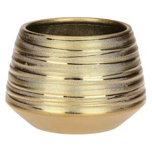 THUN - Cachepot in ceramica oro