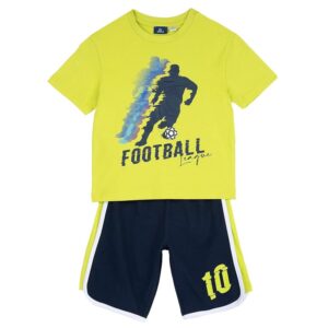Chicco Completo con T-shirt e Pantaloncini Bambini e ragazzi arricchiti da una grafica alla moda 261