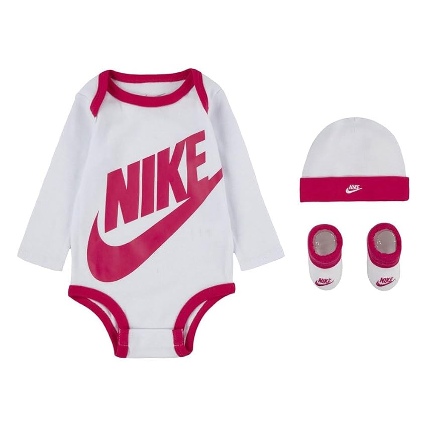 Nike Futura Logo Body per bimbi White/Pink 6/12 mesi