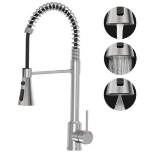SREWOHS PRO Miscelatore Cucina con Doccia Estraibile – Rubinetto Lavello in Acciaio Inox 304