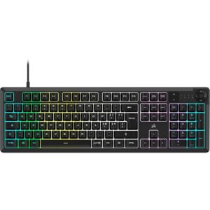 Corsair K55 CORE RGB Tastiera da Gioco a Membrana Cablata &ndash; Nero