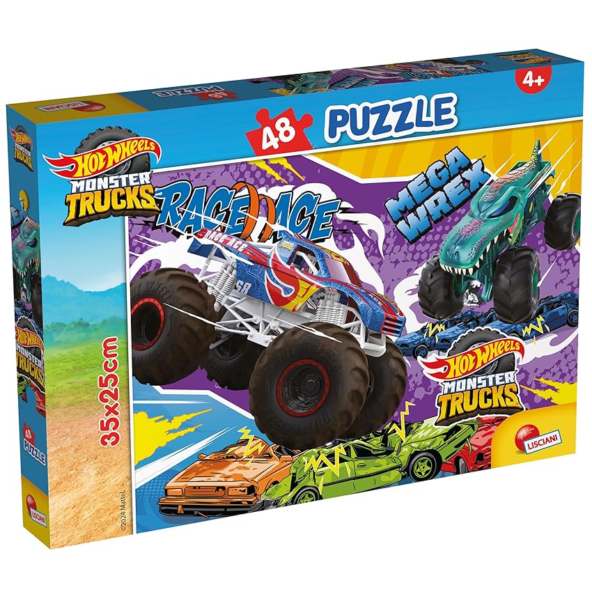 Liscianigiochi-Hot Wheels Puzzle m-Plus 48