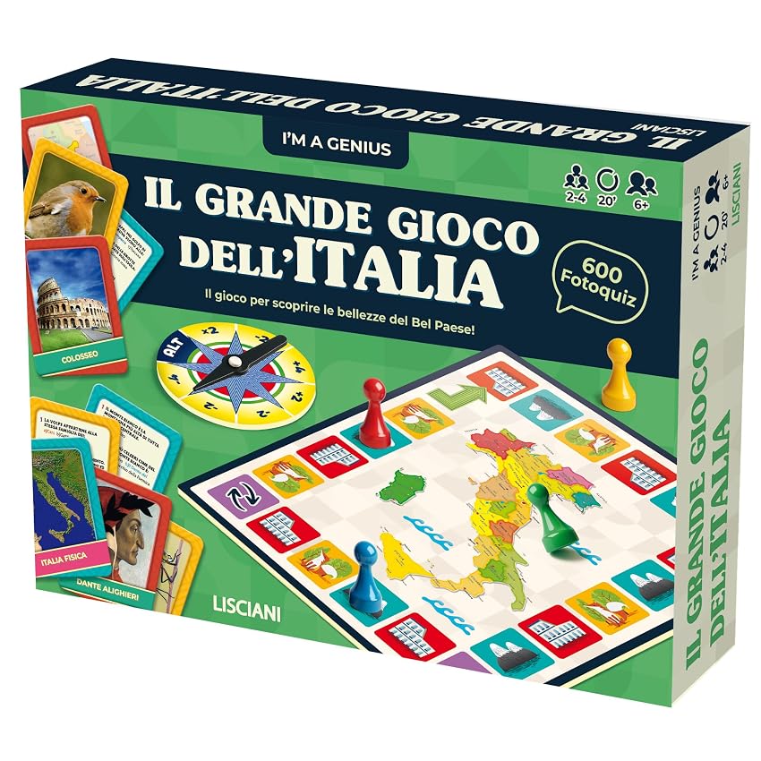 Liscianigiochi 51156 Il Grande Gioco Dell'Italia