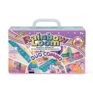 BANDAI – Rainbow Loom Duo Combo – Kit creativo per la realizzazione di braccialetti
