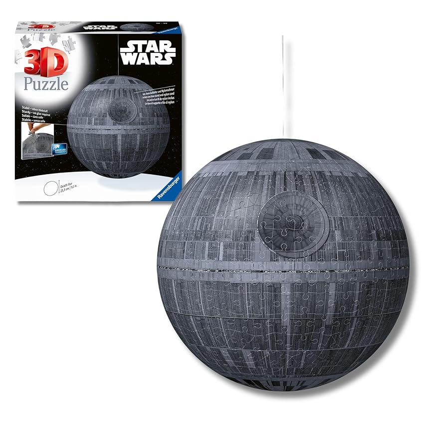 Ravensburger - Puzzle 3d La Morte Nera Star Wars | Puzzle 3d Bambini A Partire Dagli Ravensburger - Puzzle 3d La Morte Nera Star Wars | Puzzle 3d Bambini A Partire Dagli
