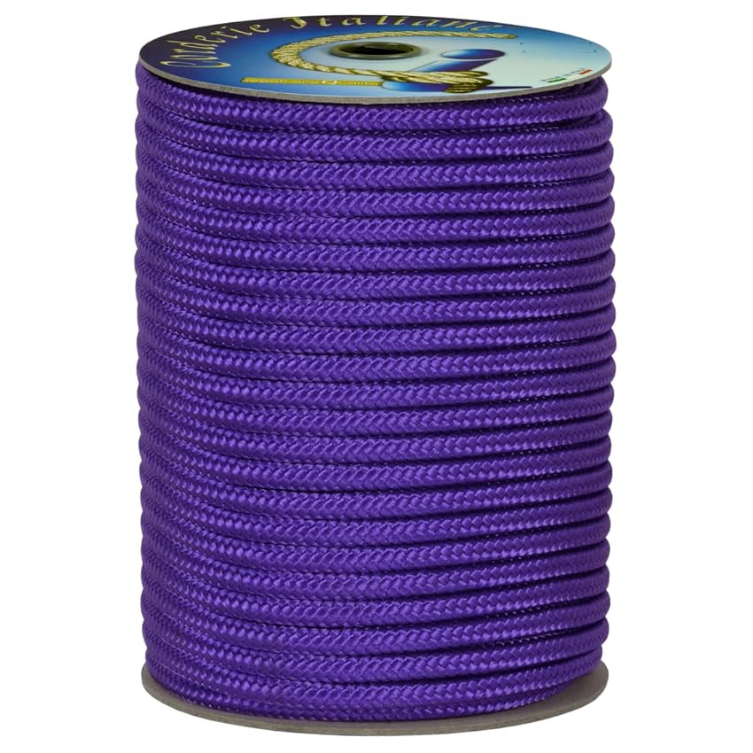 Corderie Italiane 006076841 Treccia polipropilene viola 5 mm Corderie Italiane 006076841 Treccia polipropilene viola 5 mm