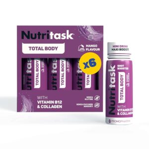 Nutritask Shot Total Body - Drink Funzionali - Box da 6 x 60 ml