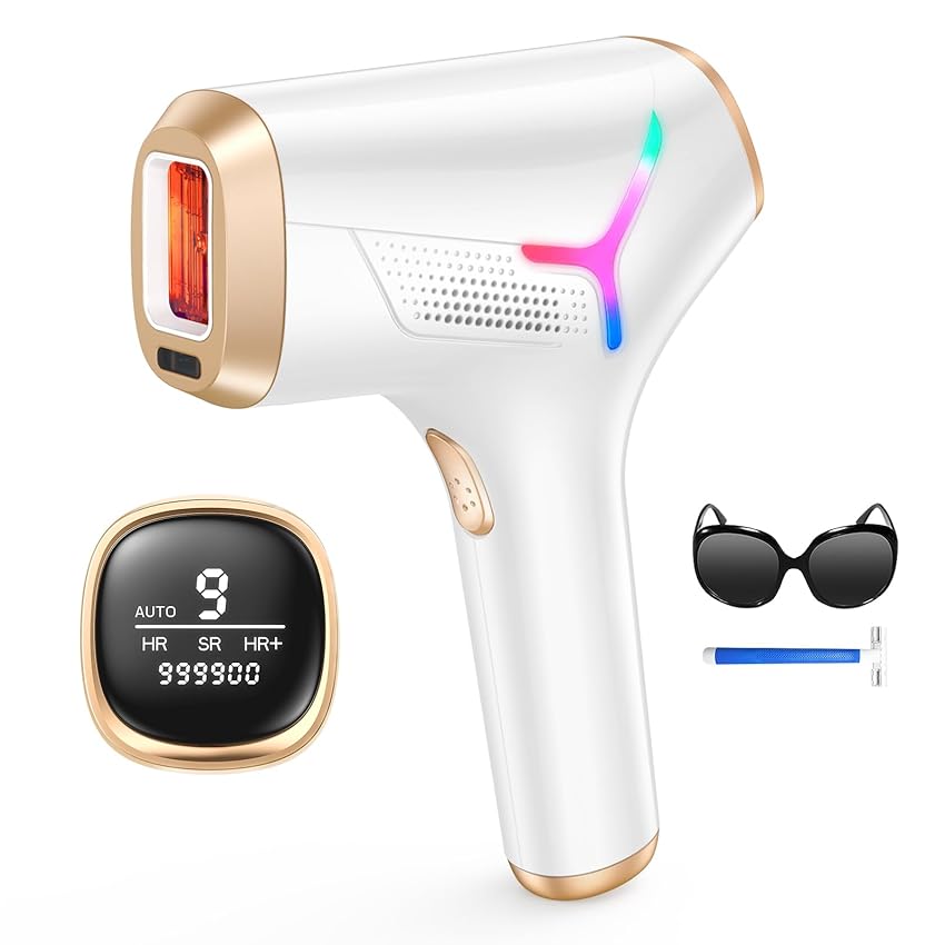 Haarlosy Epilatore Luce Pulsata con Tecnologia IGBT 3 IN 1 HR/SR/HR+ GLY03 Haarlosy Epilatore Luce Pulsata con Tecnologia IGBT 3 IN 1 HR/SR/HR+ GLY03