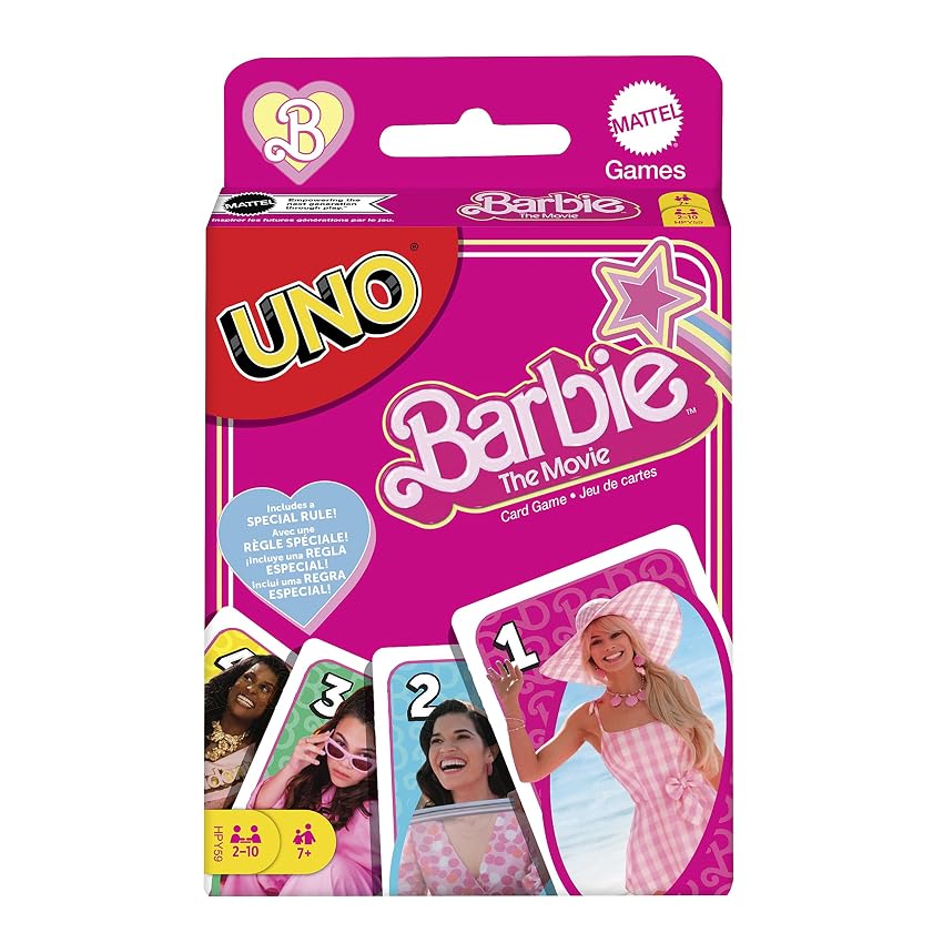 UNO Barbie The Movie - Gioco di carte UNO ispirato al film di Barbie
