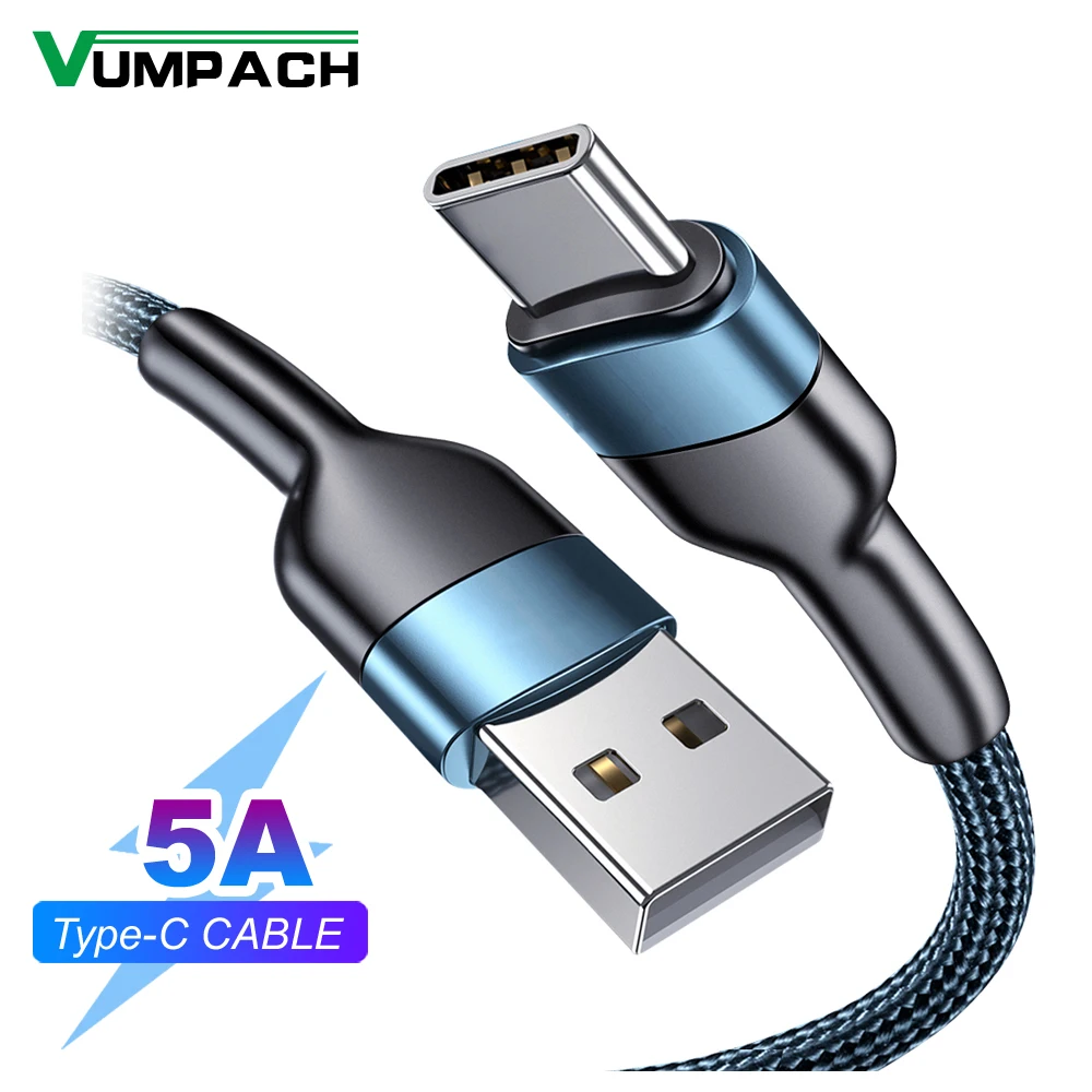 Cavo USB C veloce Cavo di tipo C Cavo dati di ricarica rapida Caricatore per Samsung