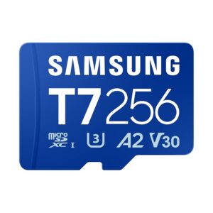 Samsung Scheda di Memoria MicroSD T7 da 256 GB