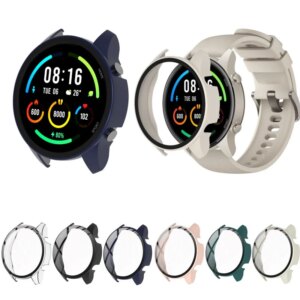 Custodia protettiva per schermo in vetro con cornice rigida per Xiaomi Mi Watch Smart