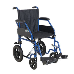 Wimed Sedia A Rotelle Per Disabili Easy Wheel Carrozzina Pieghevole transito Blu