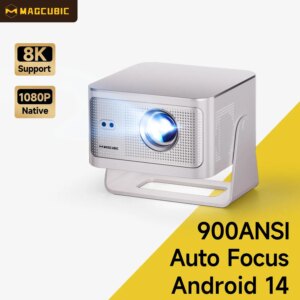 Magcubic 900ANSI Android 14 Proiettore Supporto messa a fuoco automatica 8K nativo