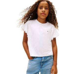 Tommy Hilfiger Bambina T-Shirt Maniche Corte Essential Top Relaxed Fit