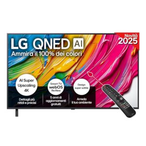 LG QNED AI QNED80 TV 55 pollici