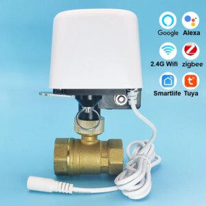 1/2 "3/4" 1 "Tuya Zigbee Wifi Valvola dell'acqua Giardino Automatico Acqua Spegnimento