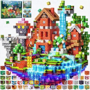 Crifeton Costruzioni Magnetiche per Bambini 220 PCS 2CM 3+ Giochi Cubi Magnetici