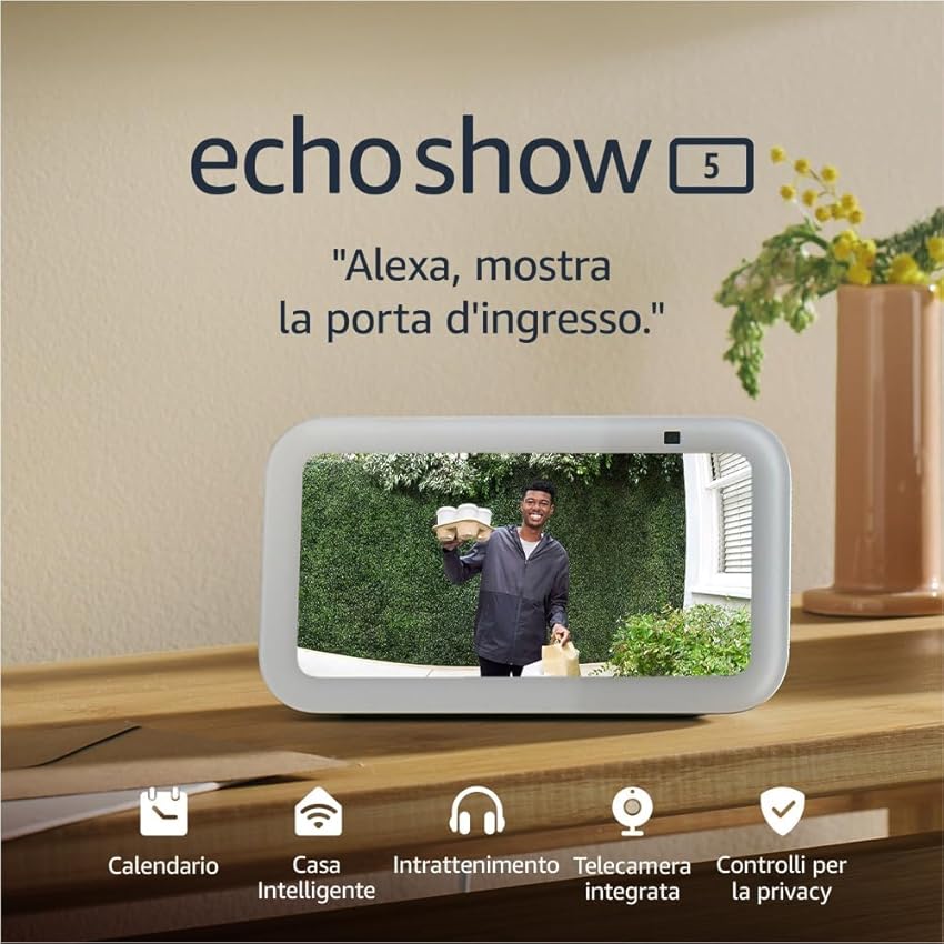 Ricondizionato Certificato|Echo Show 5 (Ultimo modello)