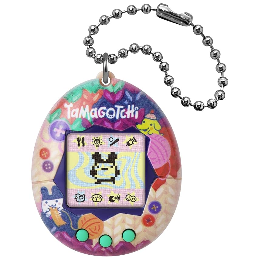 Tamagotchi original – Bandai – Tama Sewing – Animaletto Virtuale Elettronico con Schermo Tamagotchi original – Bandai – Tama Sewing – Animaletto Virtuale Elettronico con Schermo