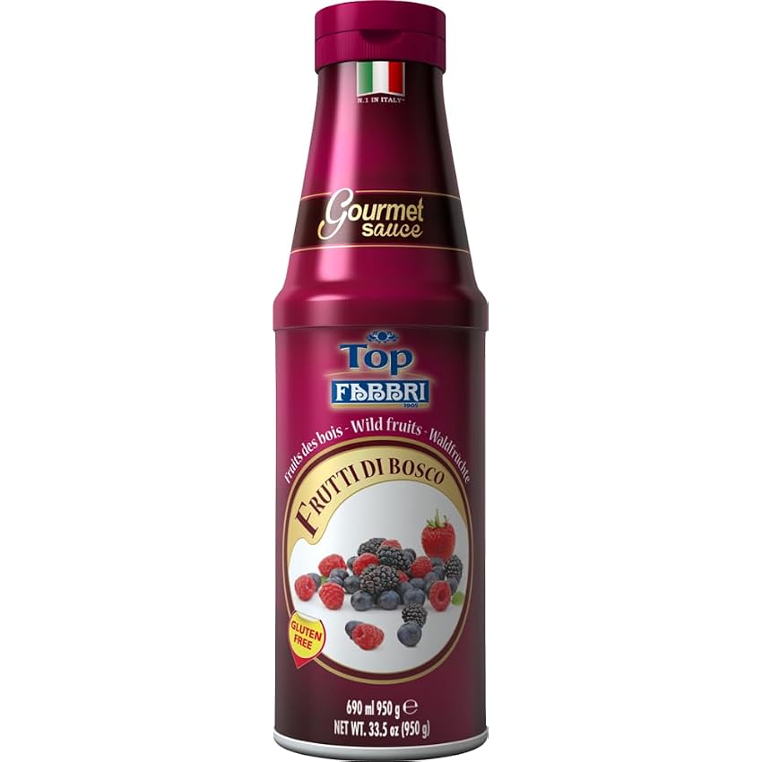 Fabbri Topping - Gourmet Sauce Frutti di Bosco 950g Fabbri Topping - Gourmet Sauce Frutti di Bosco 950g